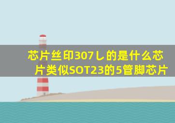 芯片丝印307し的是什么芯片,类似SOT23的5管脚芯片