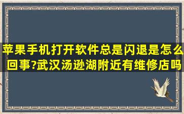 苹果手机打开软件总是闪退是怎么回事?武汉汤逊湖附近有维修店吗?