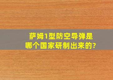 萨姆1型防空导弹是哪个国家研制出来的?