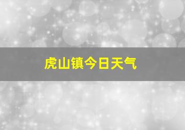 虎山镇今日天气