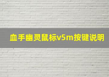 血手幽灵鼠标v5m按键说明