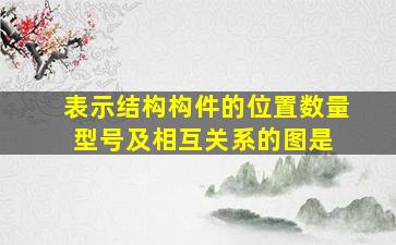 表示结构构件的位置、数量、型号及相互关系的图是( )