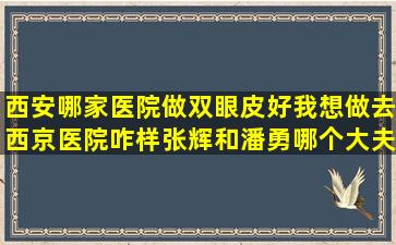 西安哪家医院做双眼皮好,我想做,去西京医院咋样,张辉和潘勇哪个大夫...