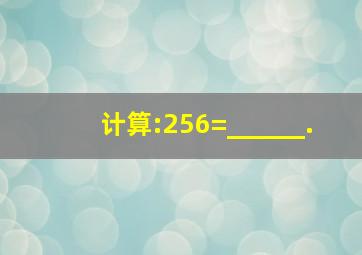 计算:256=______.