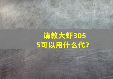 请教大虾,3055可以用什么代?