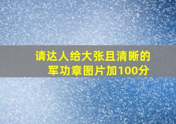 请达人给大张且清晰的军功章图片,加100分