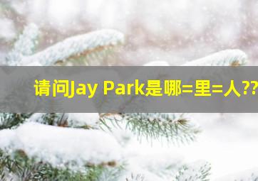 请问,Jay Park是哪=里=人??