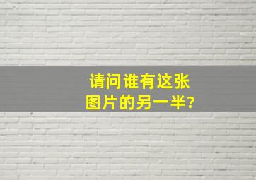 请问谁有这张图片的另一半?