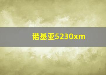 诺基亚5230xm 