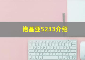 诺基亚5233介绍