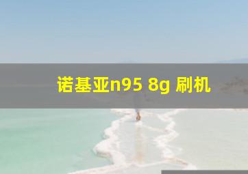 诺基亚n95 8g 刷机