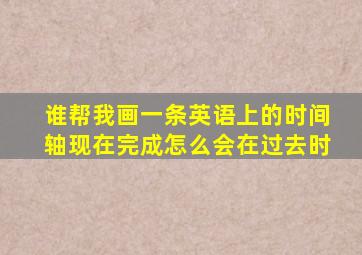 谁帮我画一条英语上的时间轴,现在完成怎么会在过去时