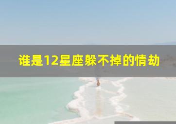 谁是12星座躲不掉的情劫