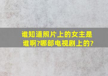 谁知道照片上的女主是谁啊?哪部电视剧上的?