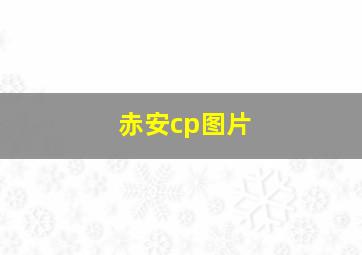 赤安cp图片