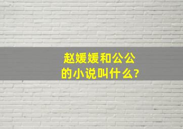 赵媛媛和公公的小说叫什么?