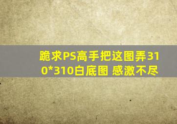 跪求PS高手把这图弄310*310白底图 感激不尽