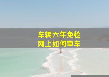 车辆六年免检,网上如何审车