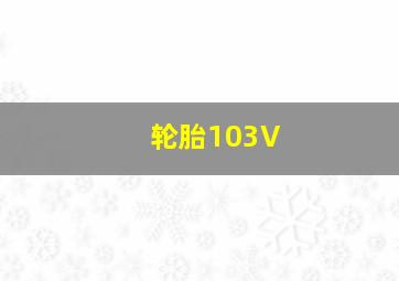 轮胎103V