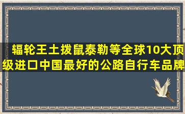 辐轮王,土拨鼠,泰勒等全球10大顶级进口中国最好的公路自行车品牌...