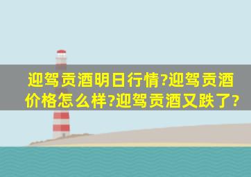 迎驾贡酒明日行情?迎驾贡酒价格怎么样?迎驾贡酒又跌了?