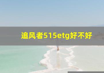 追风者515etg好不好