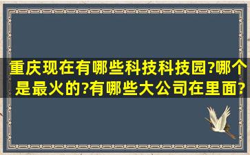 重庆现在有哪些科技科技园?哪个是最火的?有哪些大公司在里面?