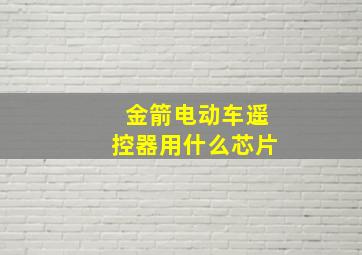 金箭电动车遥控器用什么芯片