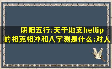 阴阳五行:天干地支…的相克相冲和八字测是什么:对人生有何意义?