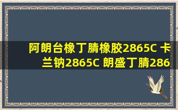 阿朗台橡丁腈橡胶2865C 卡兰钠2865C 朗盛丁腈2865C丁腈橡胶2865C