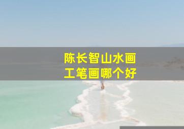 陈长智山水画工笔画哪个好