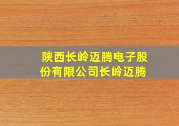 陕西长岭迈腾电子股份有限公司长岭迈腾 