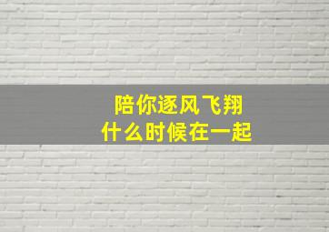 陪你逐风飞翔什么时候在一起