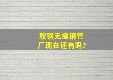 鞍钢无缝钢管厂现在还有吗?