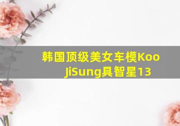 韩国顶级美女车模Koo JiSung(具智星)13