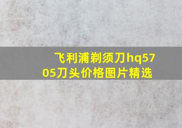 飞利浦剃须刀hq5705刀头价格图片精选 