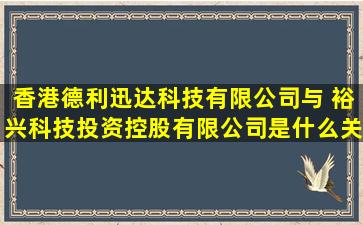 香港德利迅达科技有限公司与 裕兴科技投资控股有限公司是什么关系?