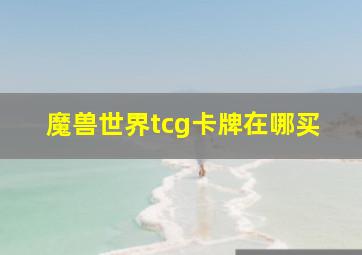 魔兽世界tcg卡牌在哪买(