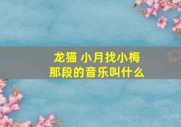 龙猫 小月找小梅那段的音乐叫什么